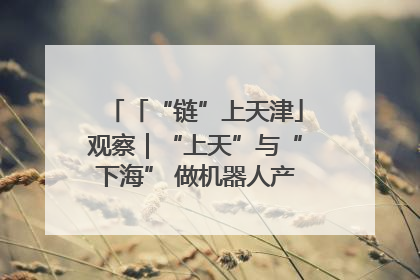 「“链”上天津」观察｜“上天”与“下海” 做机器人产业链细分领域强者