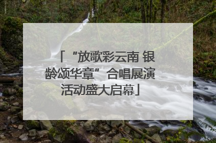 “放歌彩云南 银龄颂华章”合唱展演活动盛大启幕