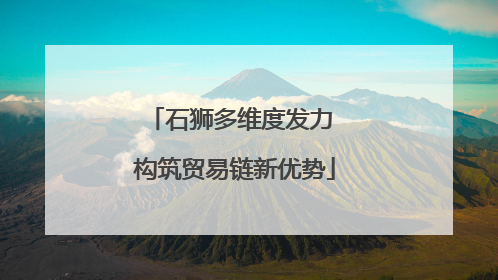 石狮多维度发力 构筑贸易链新优势