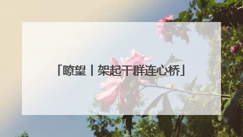 瞭望丨架起干群连心桥