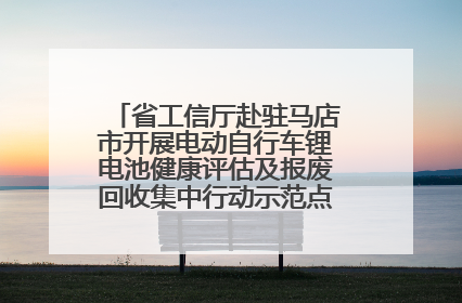 省工信厅赴驻马店市开展电动自行车锂电池健康评估及报废回收集中行动示范点建设调研指导
