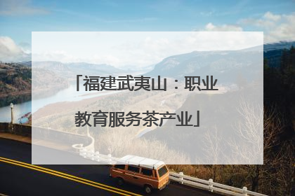 福建武夷山：职业教育服务茶产业
