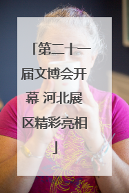 第二十一届文博会开幕 河北展区精彩亮相