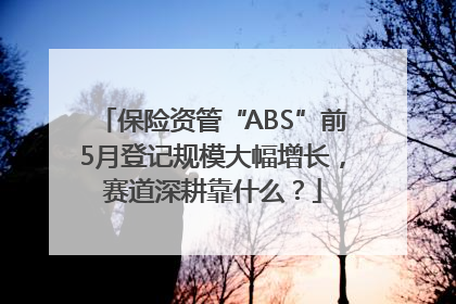 保险资管“ABS”前5月登记规模大幅增长，赛道深耕靠什么？