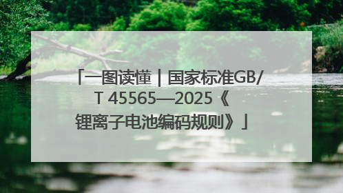 一图读懂｜国家标准GB/T 45565—2025《锂离子电池编码规则》