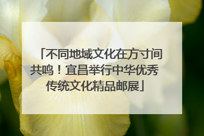 不同地域文化在方寸间共鸣！宜昌举行中华优秀传统文化精品邮展