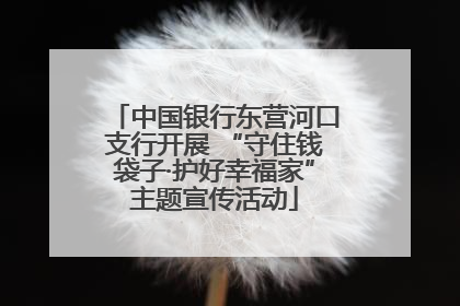 中国银行东营河口支行开展 “守住钱袋子·护好幸福家”主题宣传活动