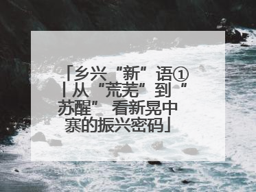 乡兴“新”语①丨从“荒芜”到“苏醒” 看新晃中寨的振兴密码