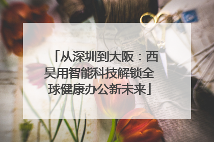 从深圳到大阪：西昊用智能科技解锁全球健康办公新未来