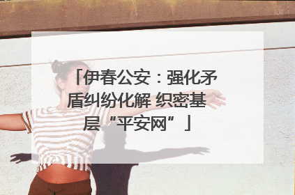伊春公安：强化矛盾纠纷化解 织密基层“平安网”