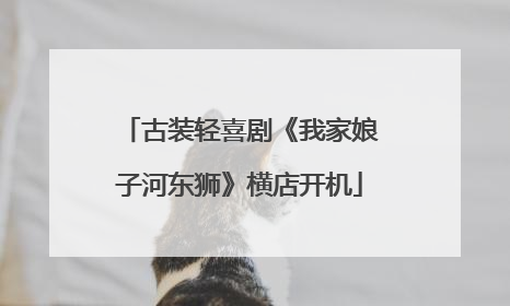 古装轻喜剧《我家娘子河东狮》横店开机