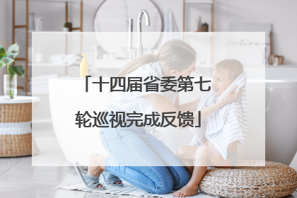 十四届省委第七轮巡视完成反馈
