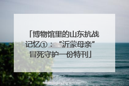 博物馆里的山东抗战记忆①：“沂蒙母亲”冒死守护一份特刊