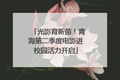 光影育新苗！青海第二季度电影进校园活力开启