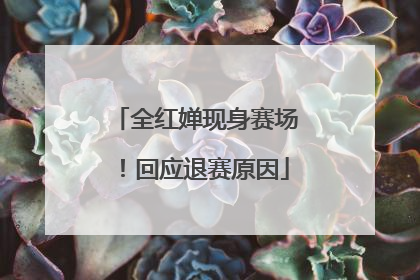 全红婵现身赛场！回应退赛原因