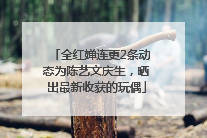 全红婵连更2条动态为陈艺文庆生，晒出最新收获的玩偶