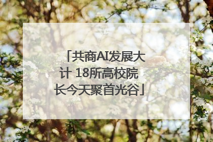 共商AI发展大计 18所高校院长今天聚首光谷