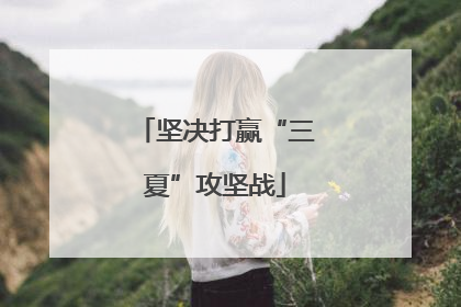 坚决打赢“三夏”攻坚战