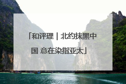 和评理｜北约抹黑中国 意在染指亚太