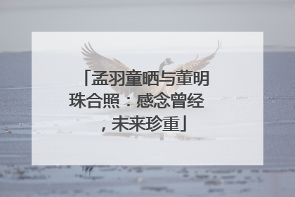 孟羽童晒与董明珠合照：感念曾经，未来珍重