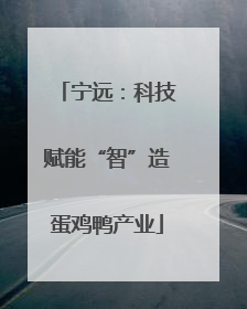宁远：科技赋能“智”造蛋鸡鸭产业