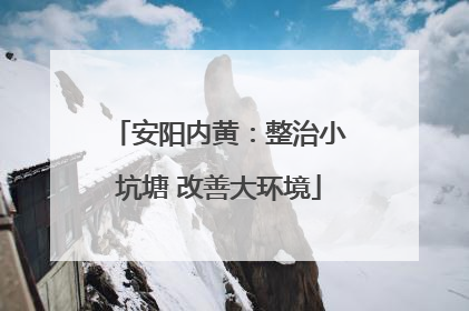 安阳内黄：整治小坑塘 改善大环境