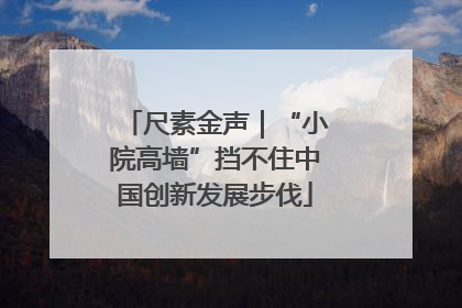 尺素金声｜“小院高墙”挡不住中国创新发展步伐