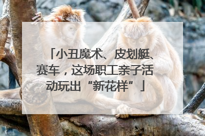 小丑魔术、皮划艇、赛车，这场职工亲子活动玩出“新花样”