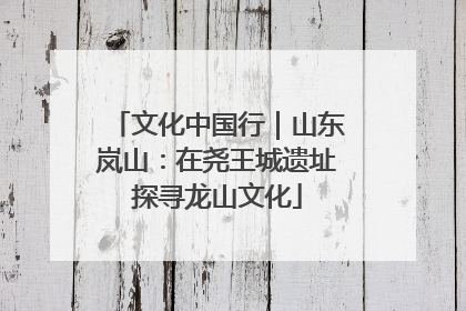 文化中国行｜山东岚山：在尧王城遗址探寻龙山文化
