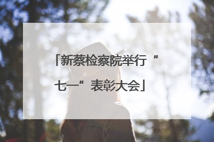 新蔡检察院举行“七一”表彰大会
