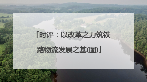 时评：以改革之力筑铁路物流发展之基(图)
