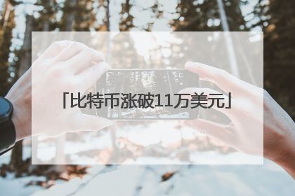 比特币涨破11万美元