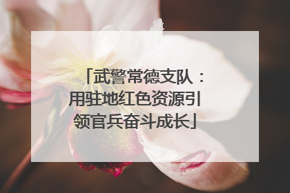 武警常德支队：用驻地红色资源引领官兵奋斗成长