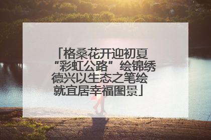 格桑花开迎初夏 “彩虹公路”绘锦绣 德兴以生态之笔绘就宜居幸福图景