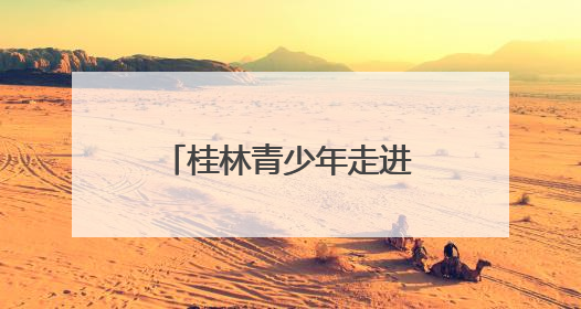 桂林青少年走进广西省立艺术馆“对话”红色历史