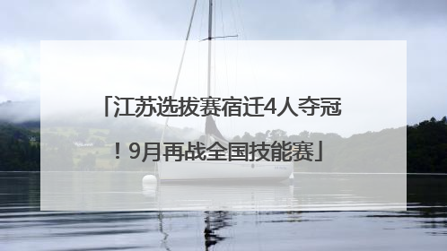江苏选拔赛宿迁4人夺冠！9月再战全国技能赛