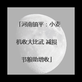 河南镇平：小麦机收大比武 减损节粮助增收