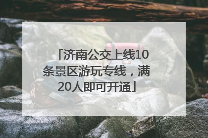 济南公交上线10条景区游玩专线，满20人即可开通