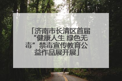 济南市长清区首届“健康人生 绿色无毒”禁毒宣传教育公益作品展开展