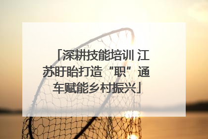 深耕技能培训 江苏盱眙打造“职”通车赋能乡村振兴