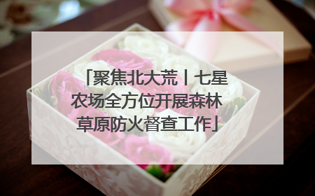 聚焦北大荒丨七星农场全方位开展森林草原防火督查工作