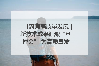 聚焦高质量发展｜新技术成果汇聚“丝博会” 为高质量发展注入新动能