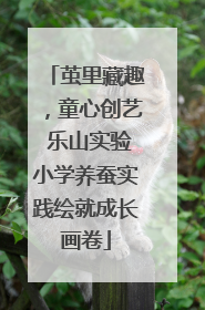 茧里藏趣，童心创艺 乐山实验小学养蚕实践绘就成长画卷