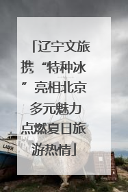 辽宁文旅携“特种冰”亮相北京 多元魅力点燃夏日旅游热情