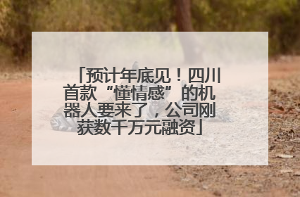 预计年底见！四川首款“懂情感”的机器人要来了，公司刚获数千万元融资