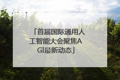 首届国际通用人工智能大会聚焦AGI最新动态