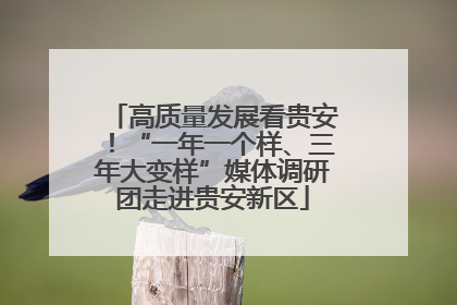 高质量发展看贵安！“一年一个样、三年大变样”媒体调研团走进贵安新区
