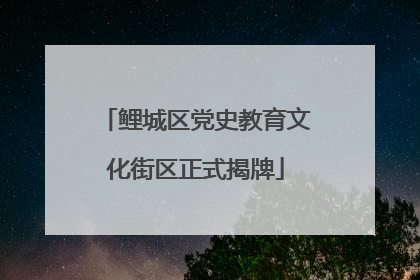 鲤城区党史教育文化街区正式揭牌