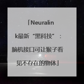 Neuralink最新“黑科技”：脑机接口可让猴子看见不存在的物体